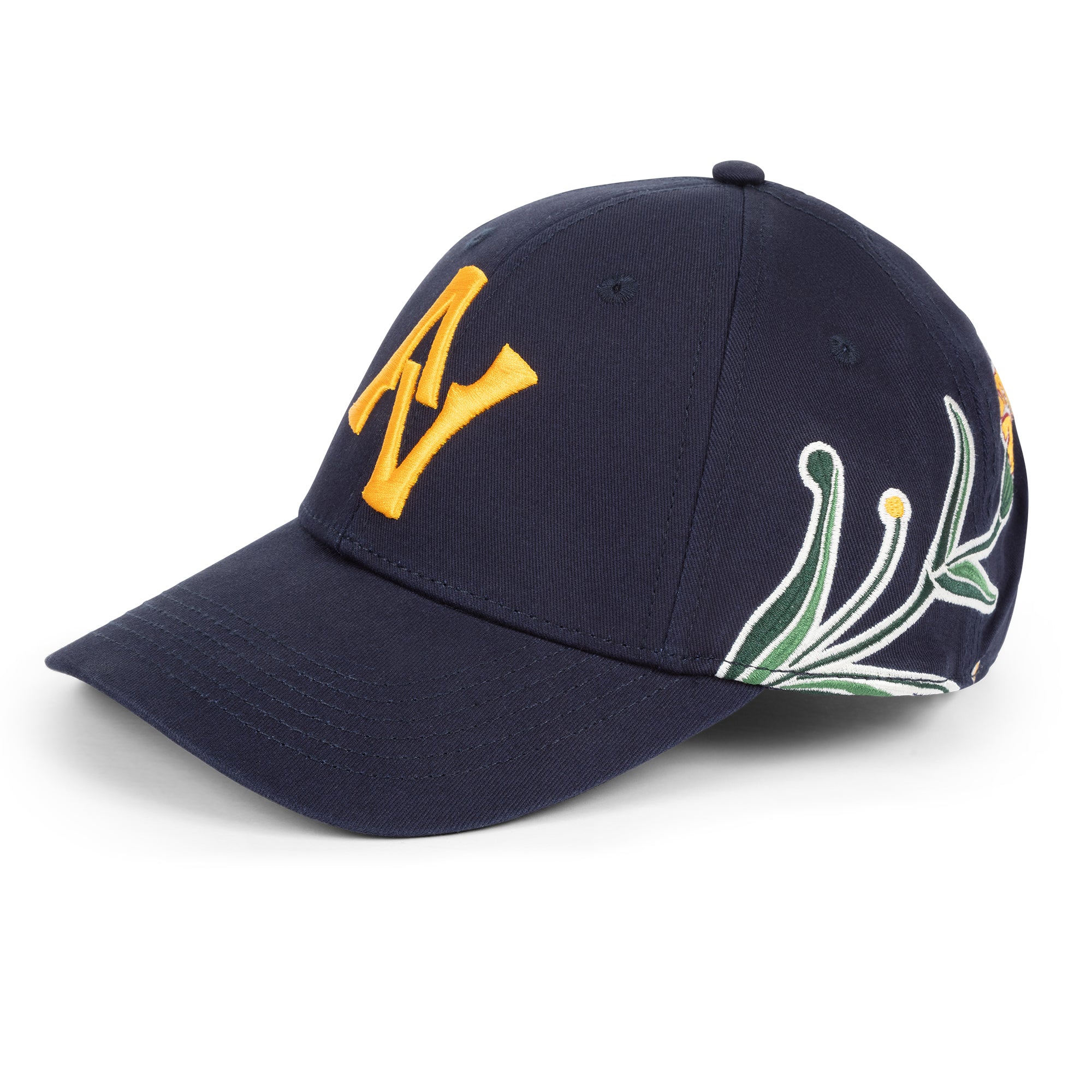 Embroidered baseball cap AV Flower Navy