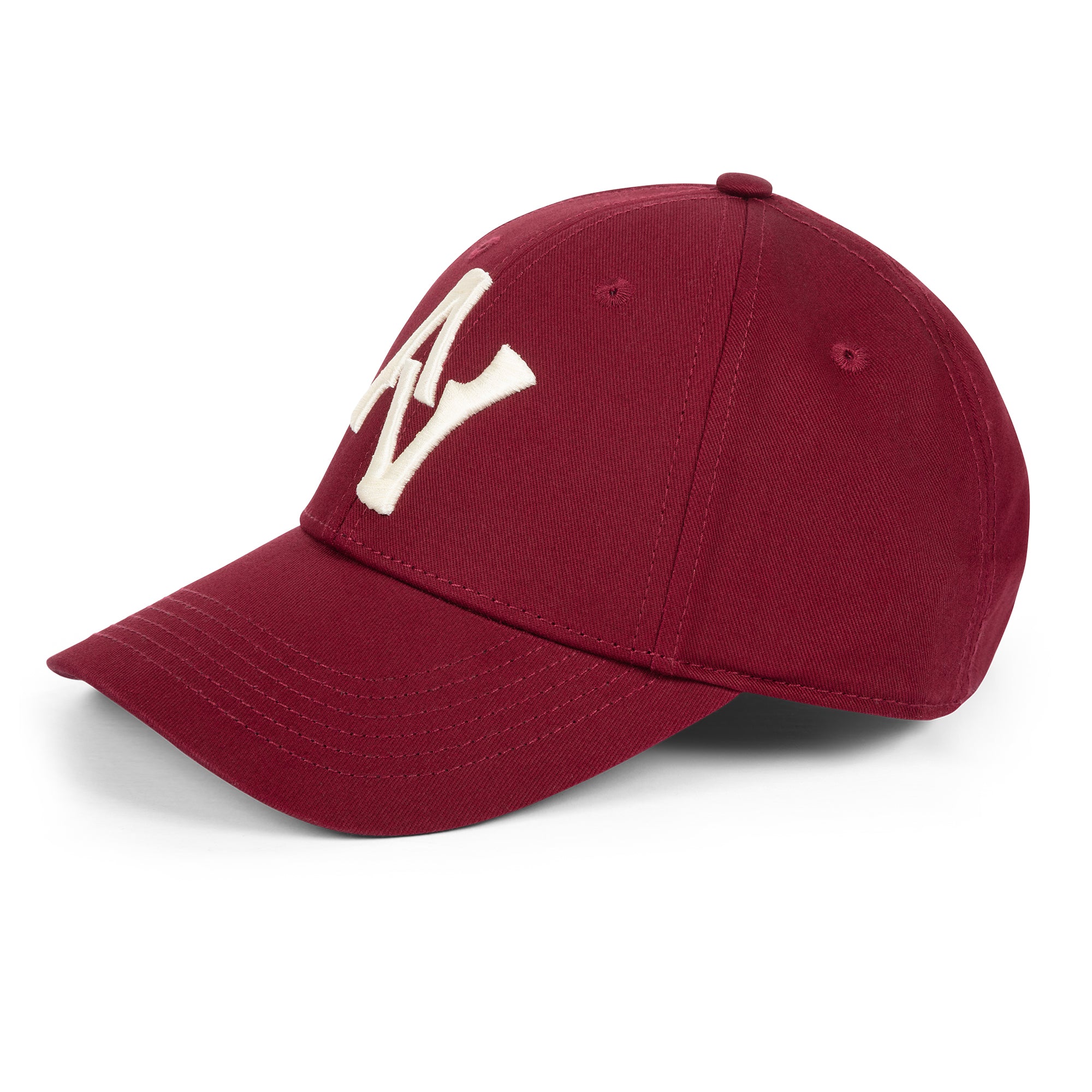Embroidered baseball cap AV Burgundy