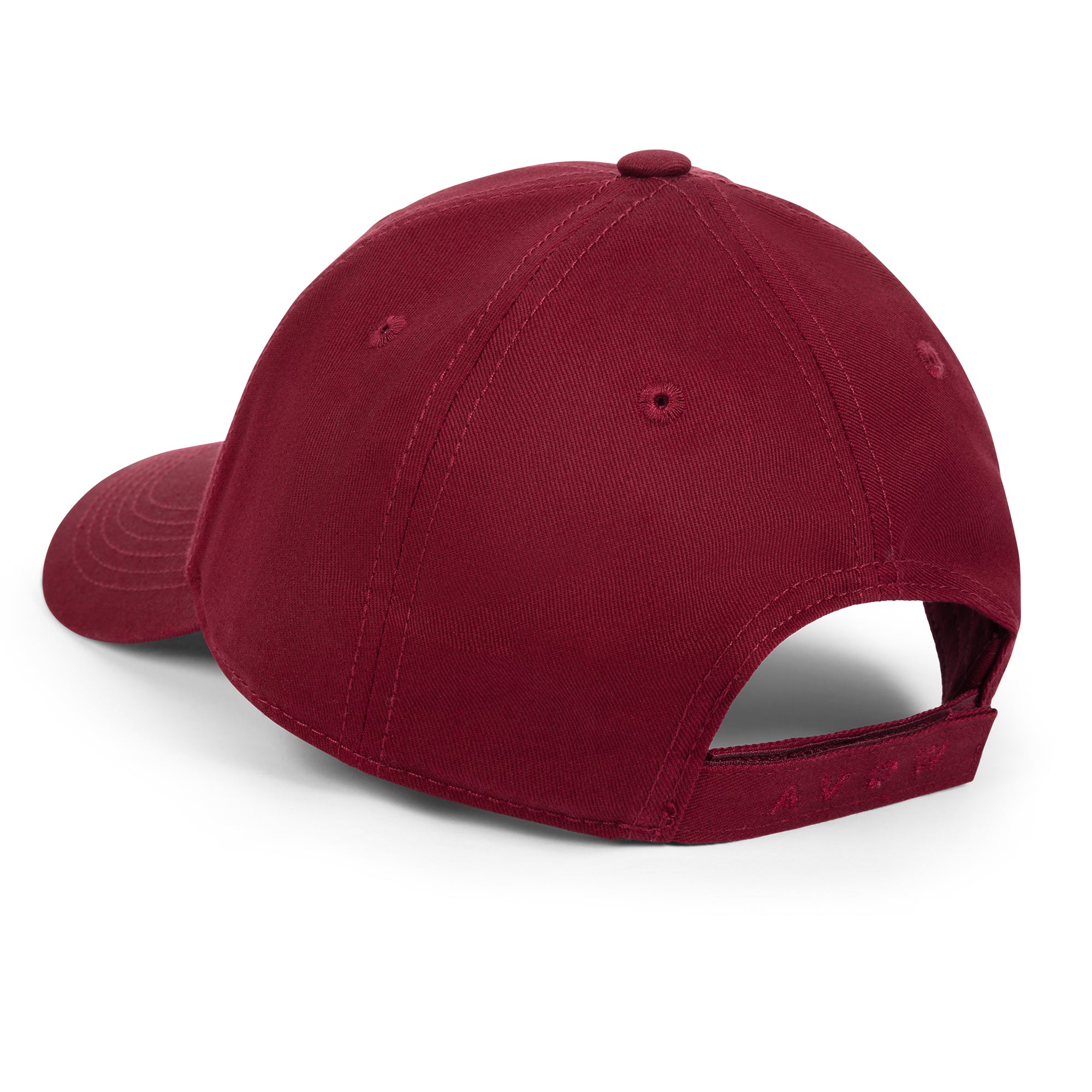 Embroidered baseball cap AV Burgundy