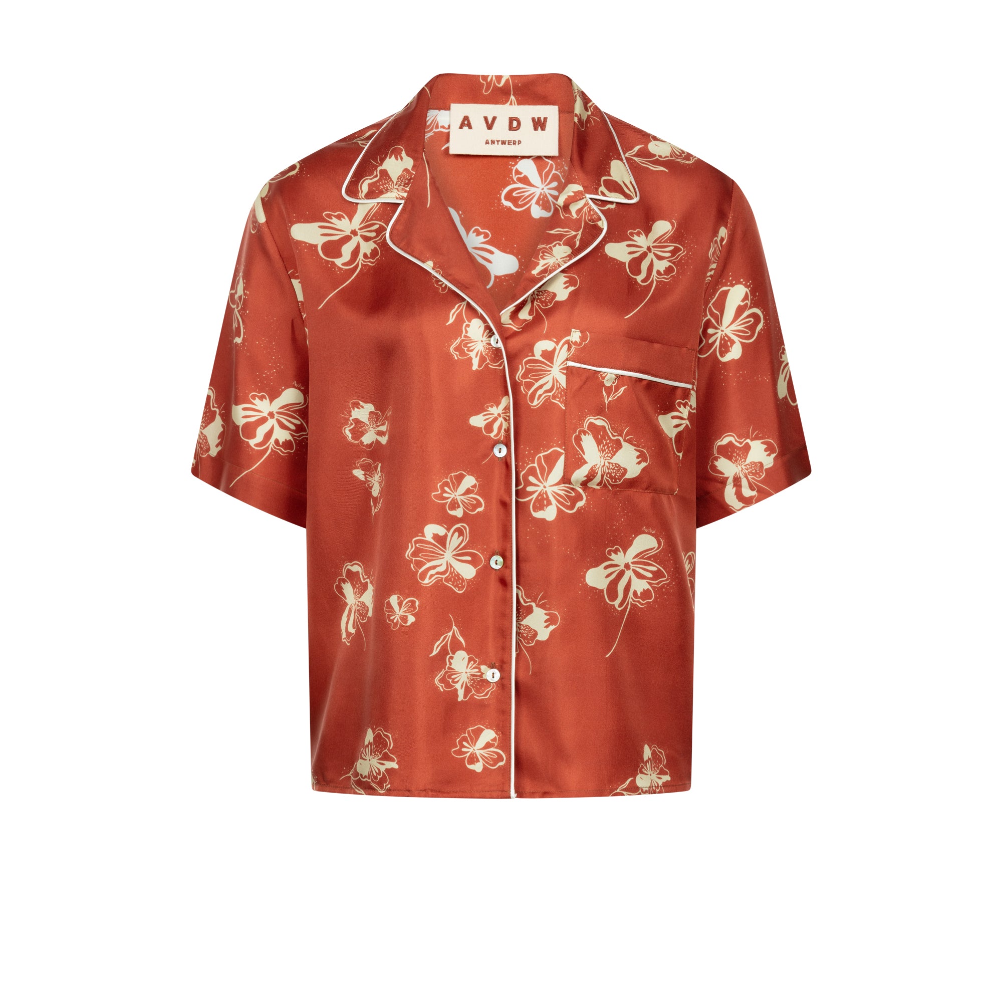 FLORA SHIRT RED