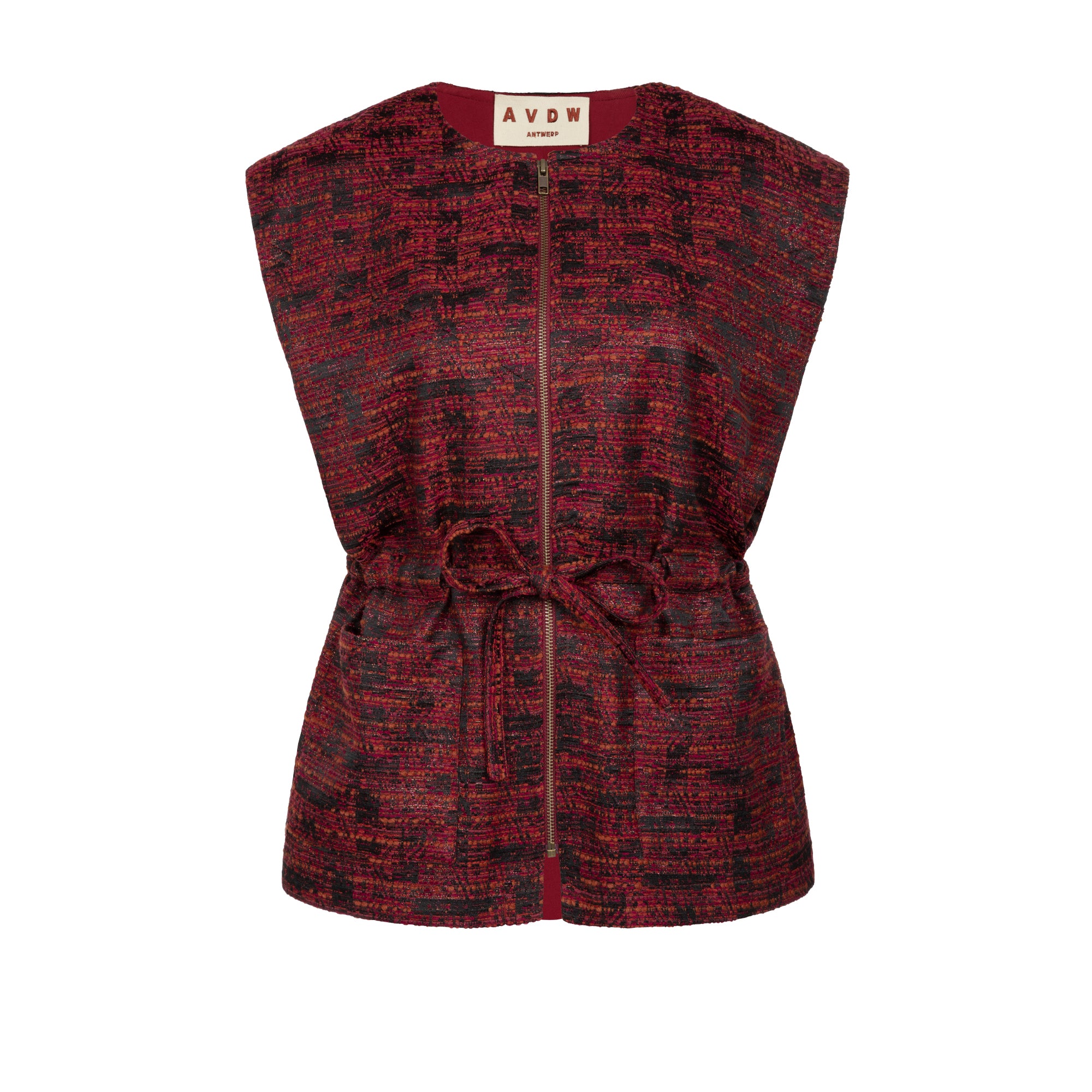 SPINNY SLEEVELESS JACKET