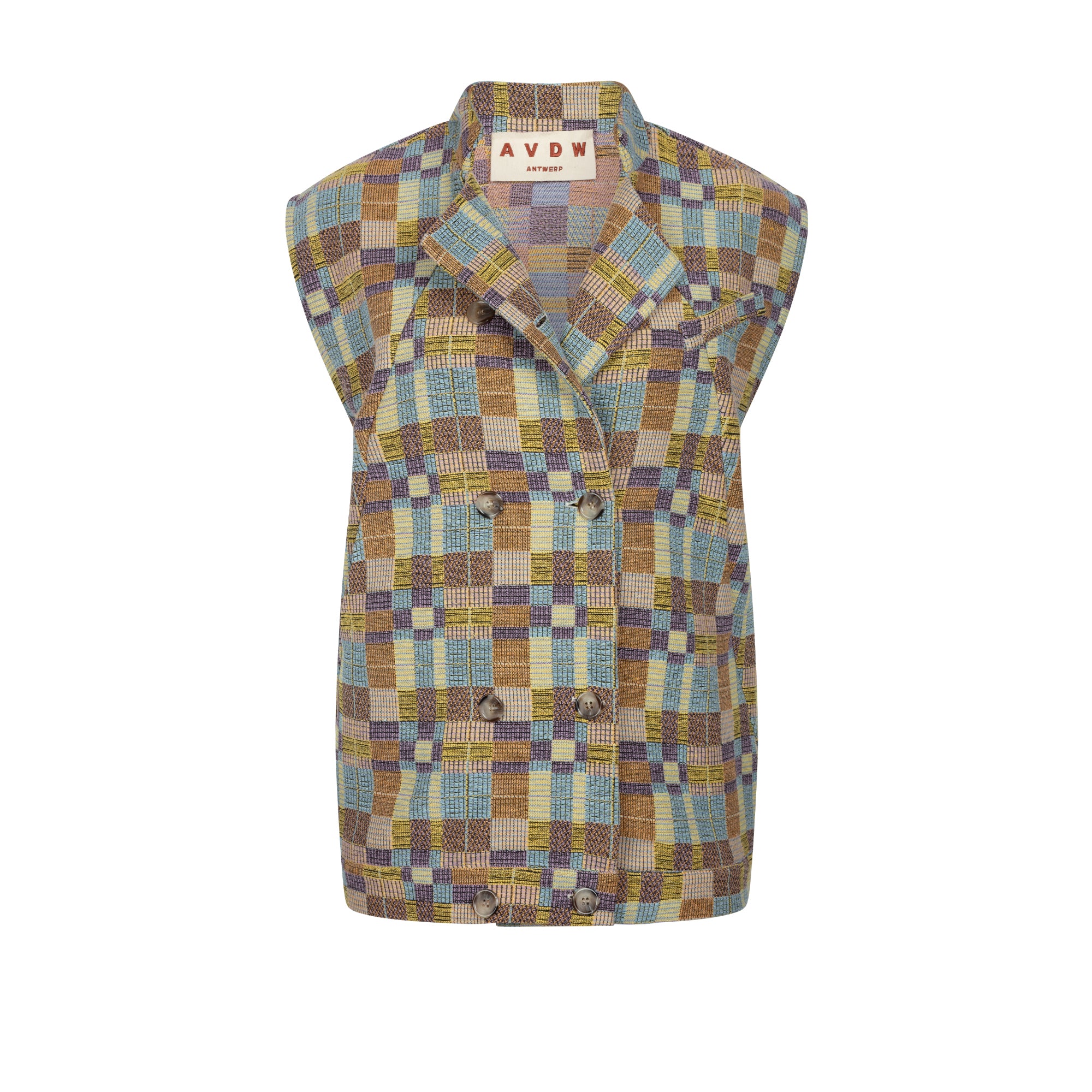 DIPPLE SLEEVELESS JACKET