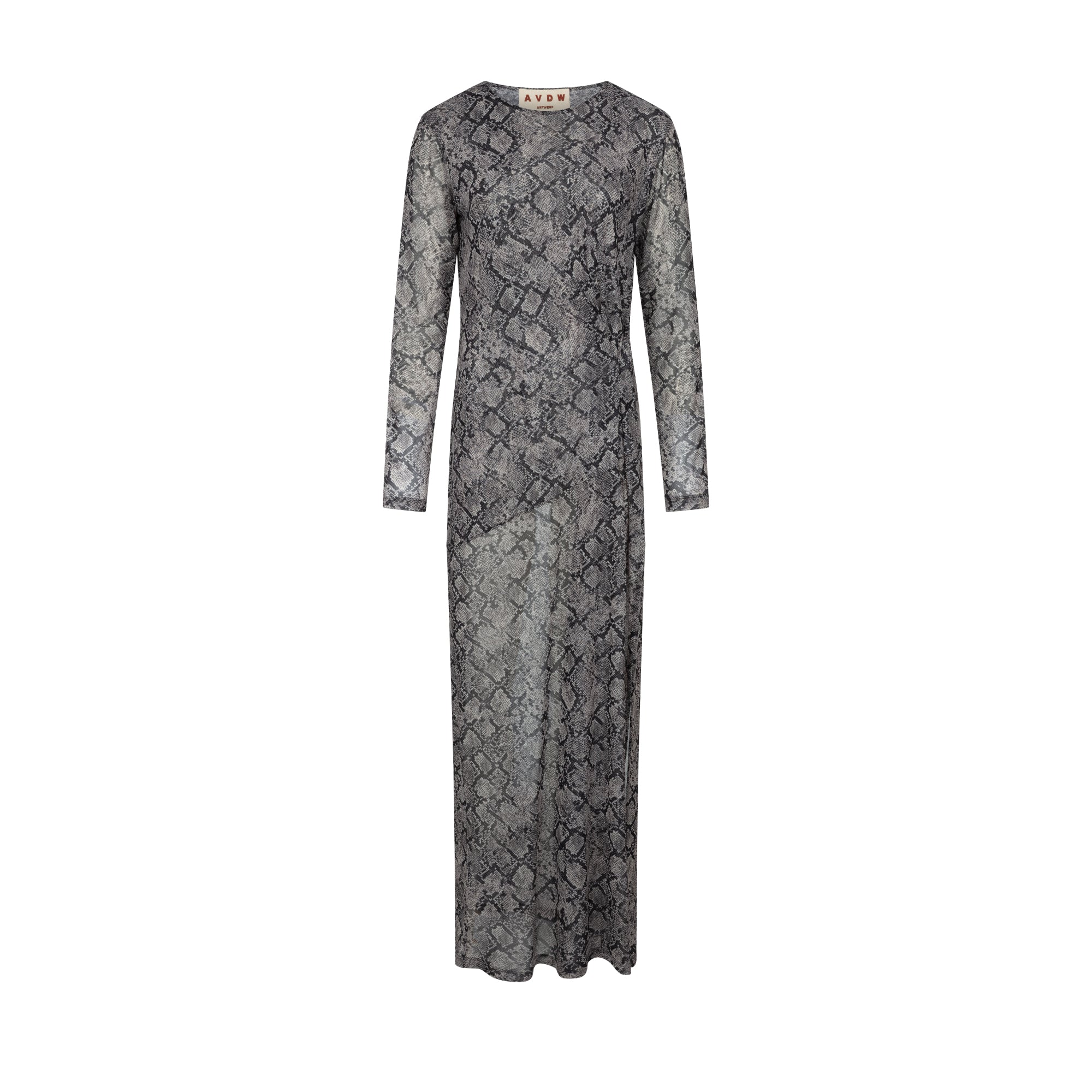SNAKE MESH DRESS