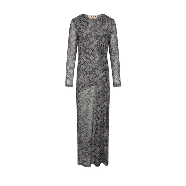 SNAKE MESH DRESS