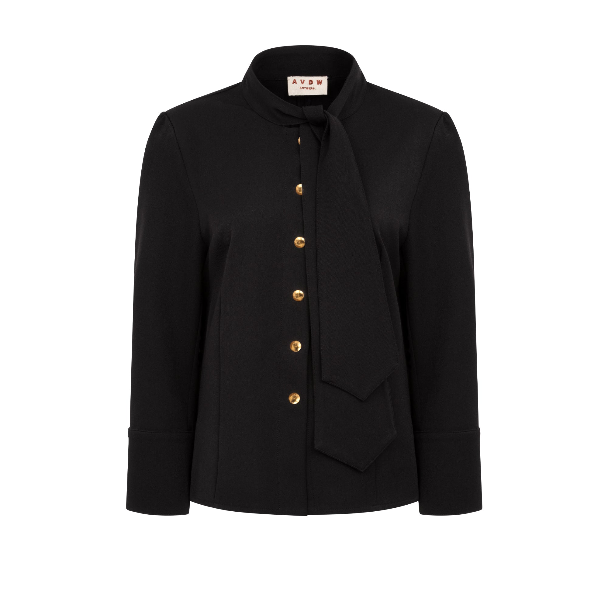 COCO TIED UP SHIRT BLACK