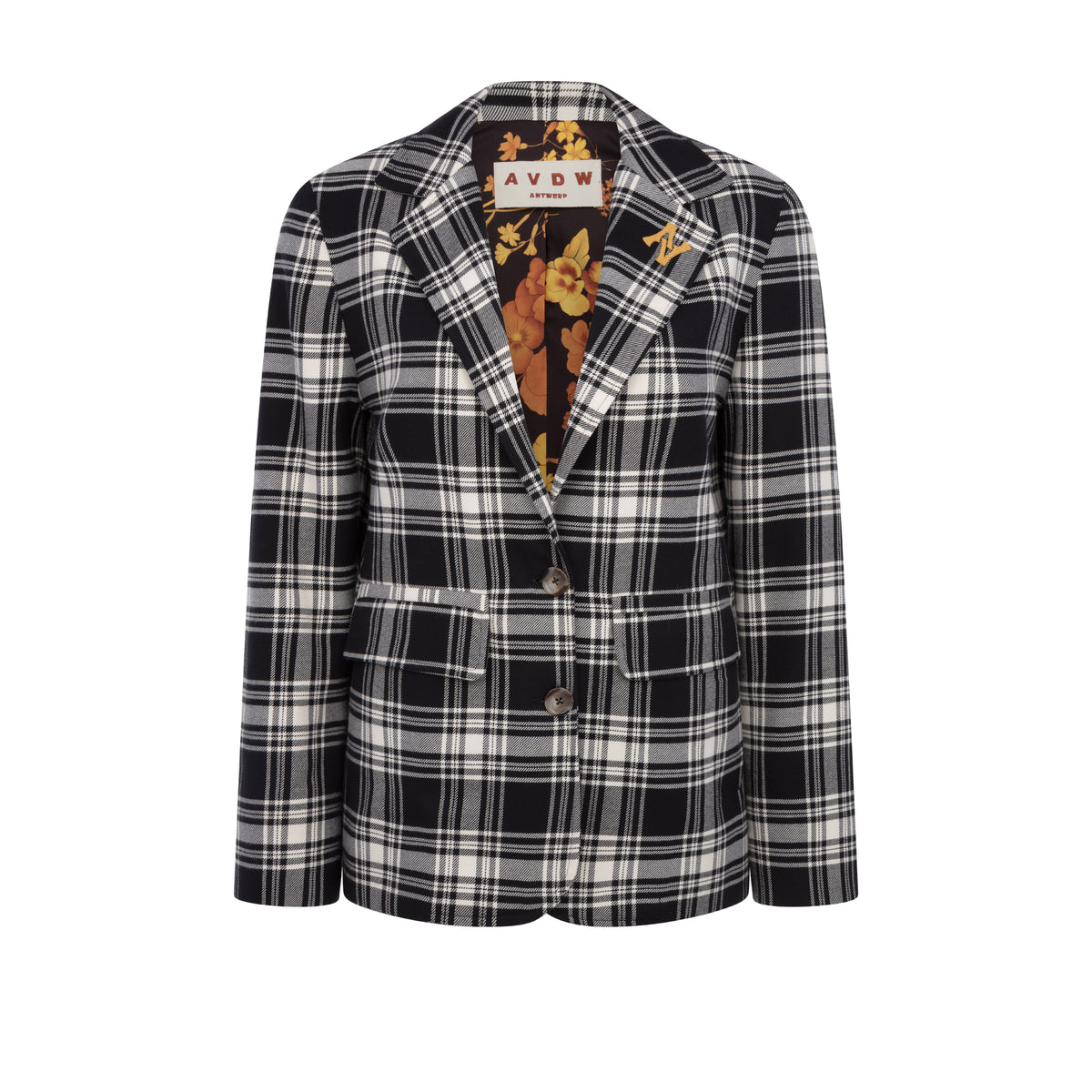 NINA FITTED BLAZER WITH EMBROIDERY