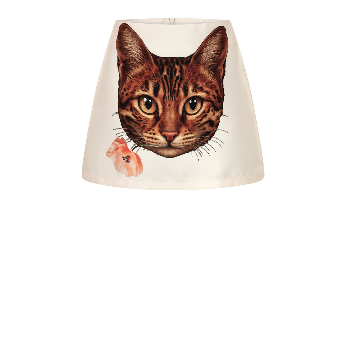 CATTY TAFTA MINISKIRT WHITE