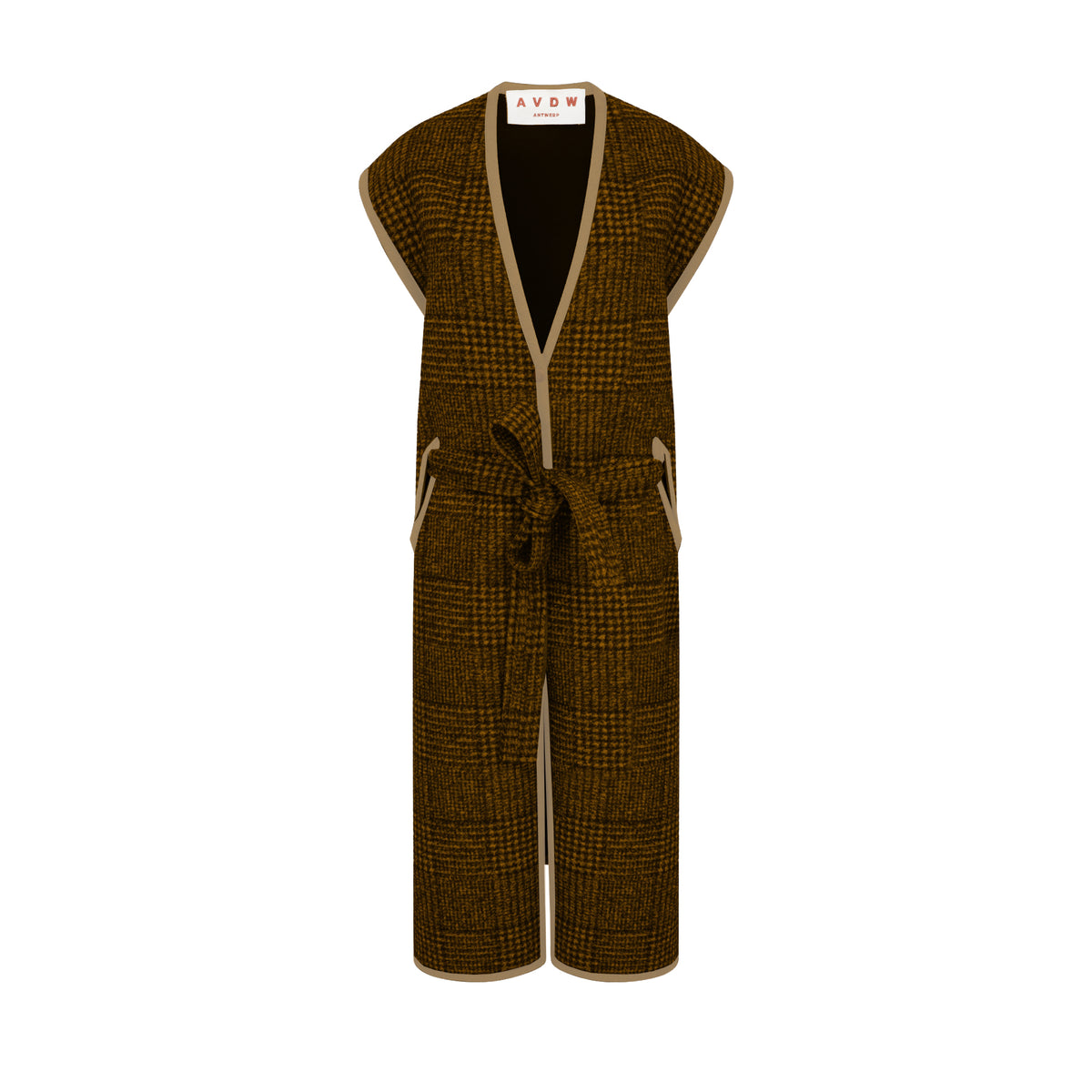 ISTO LONG SLEEVELESS OCHER