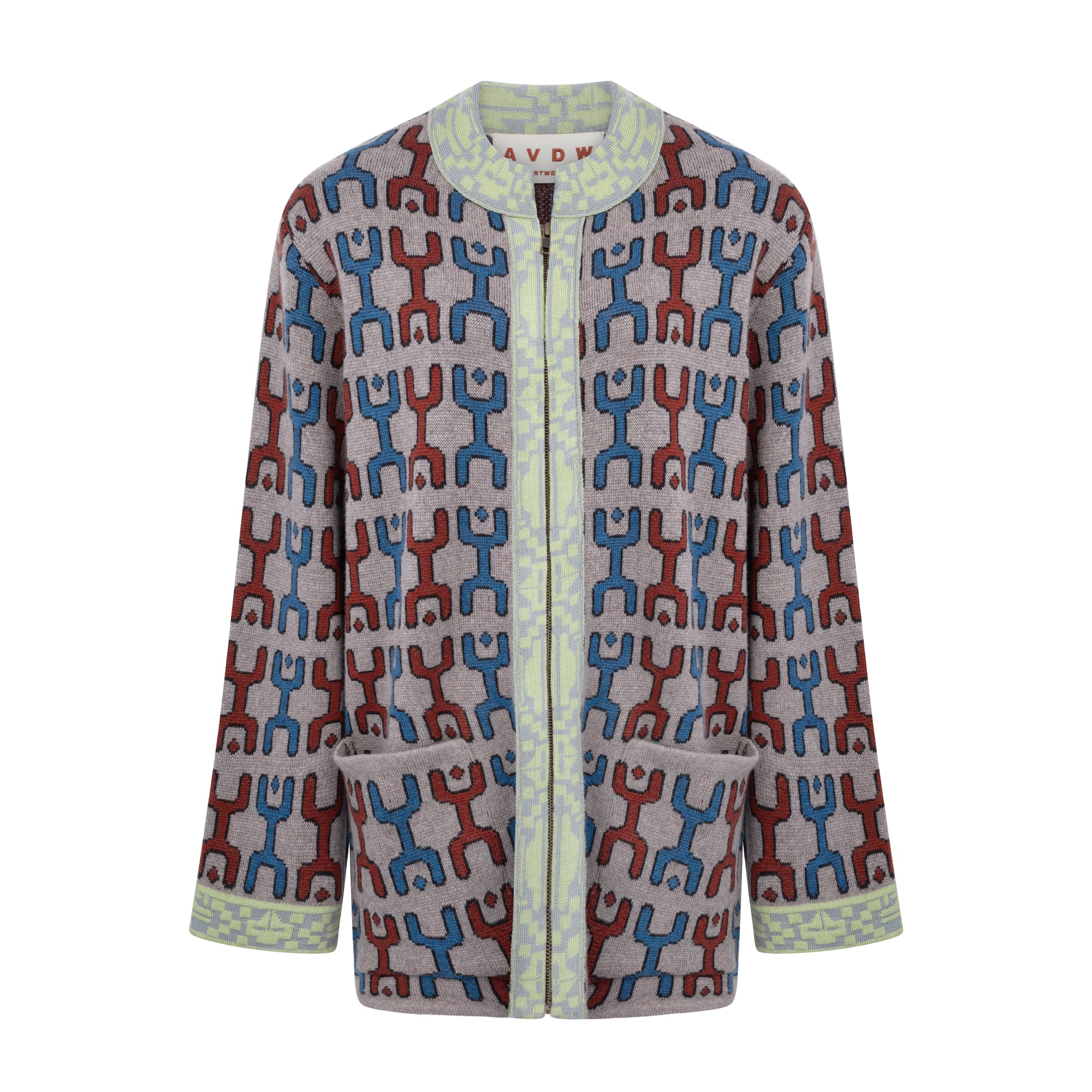 MANLIG VEST WITH ZIPPER TAUPE