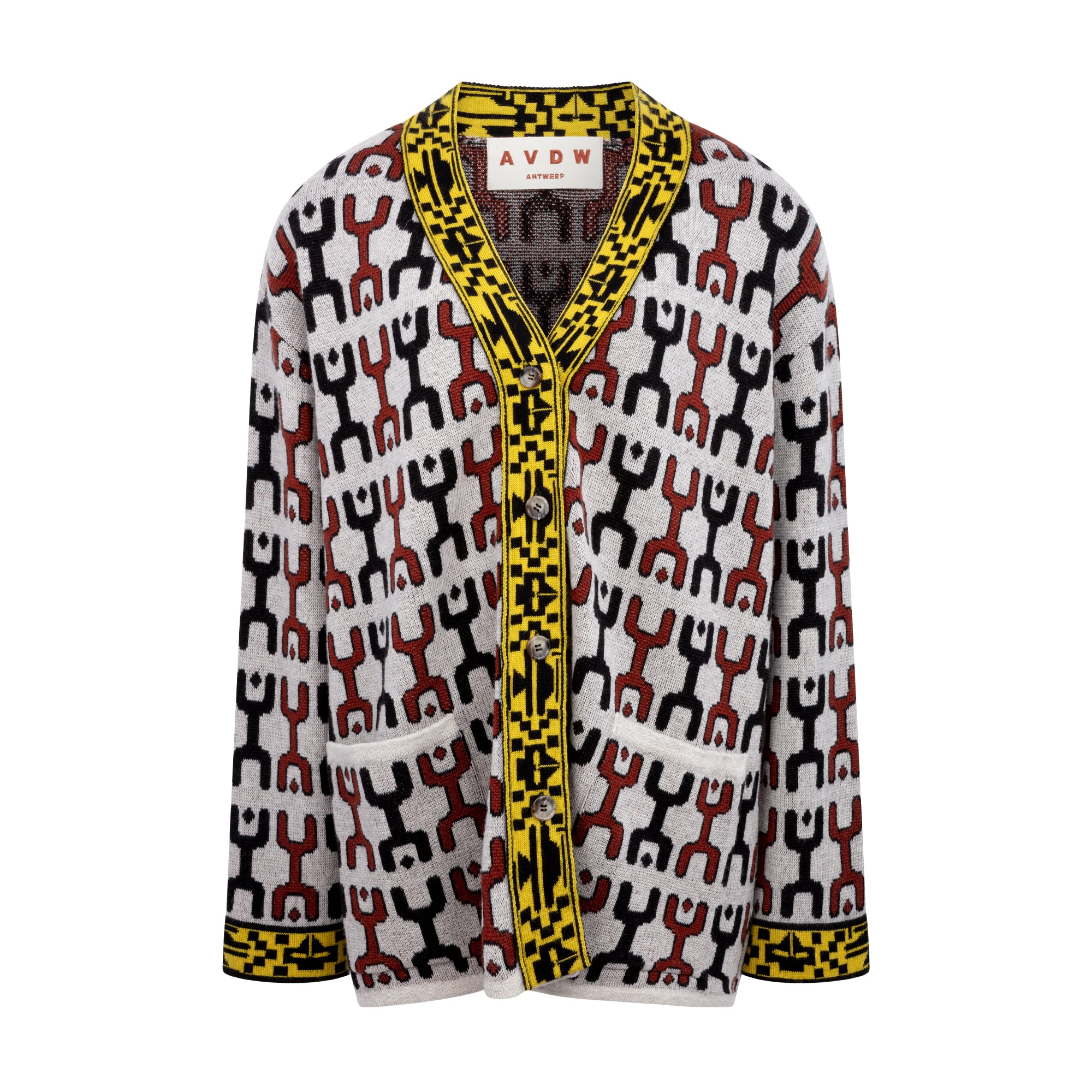 MANLIG CARDIGAN ECRU