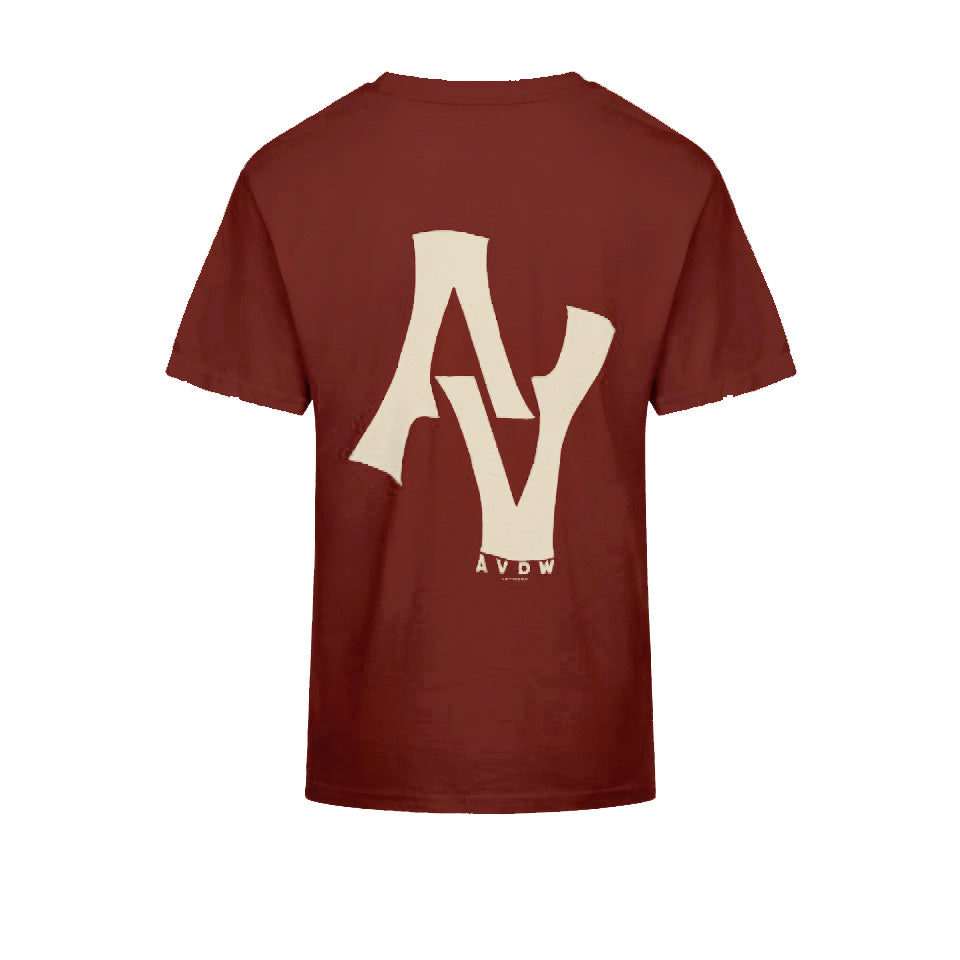 AVDW T-SHIRT BORDEAUX