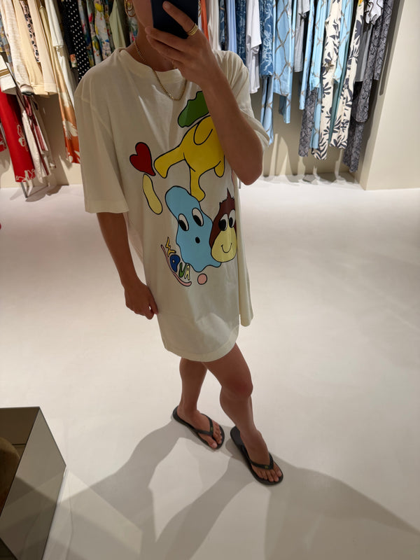Poppy minidress ecru