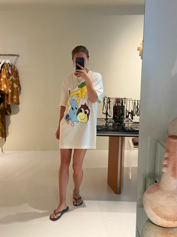 Poppy minidress ecru