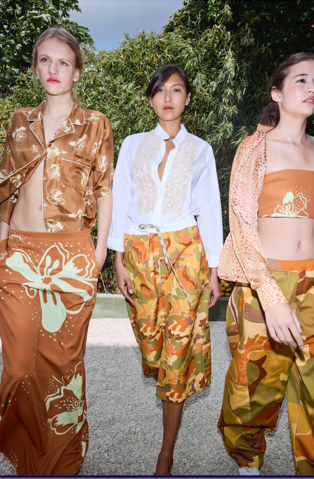 FLORA MAXI- SKIRT BROWN