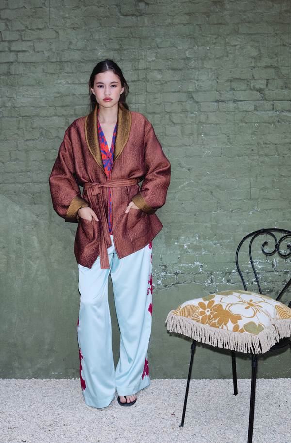 BROCY REVERSIBLE KIMONO COPPER
