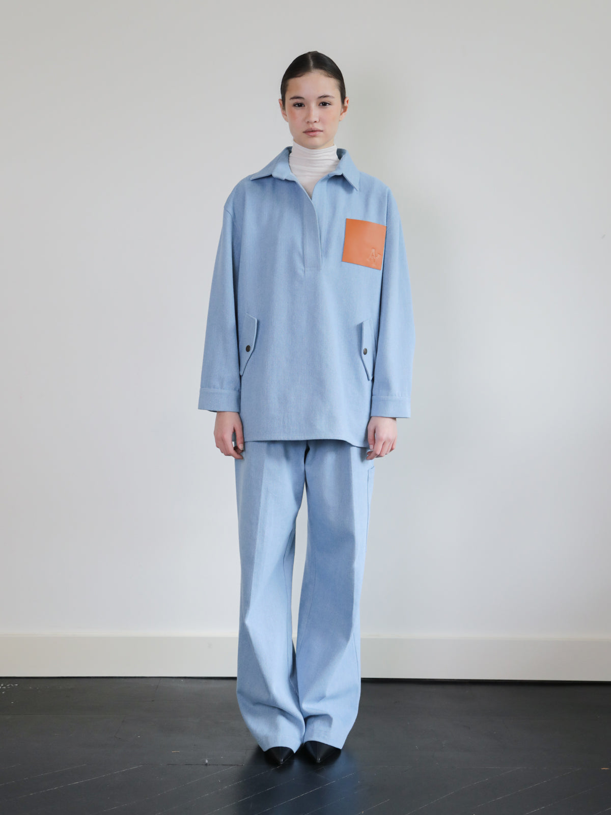 AZUL DENIM POLOSHIRT