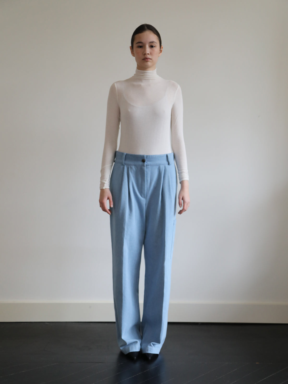 AZUL DENIM OVERSIZED PANTALON