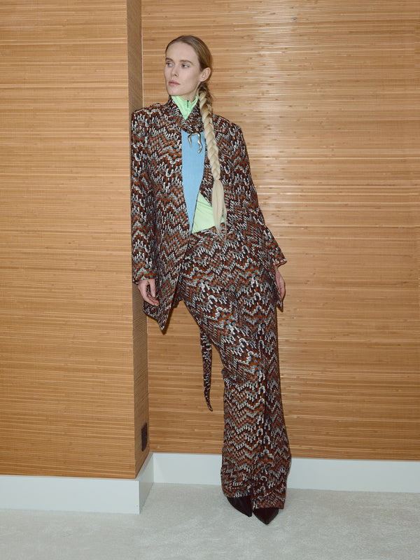 MONTA RED FITTED PANTALON