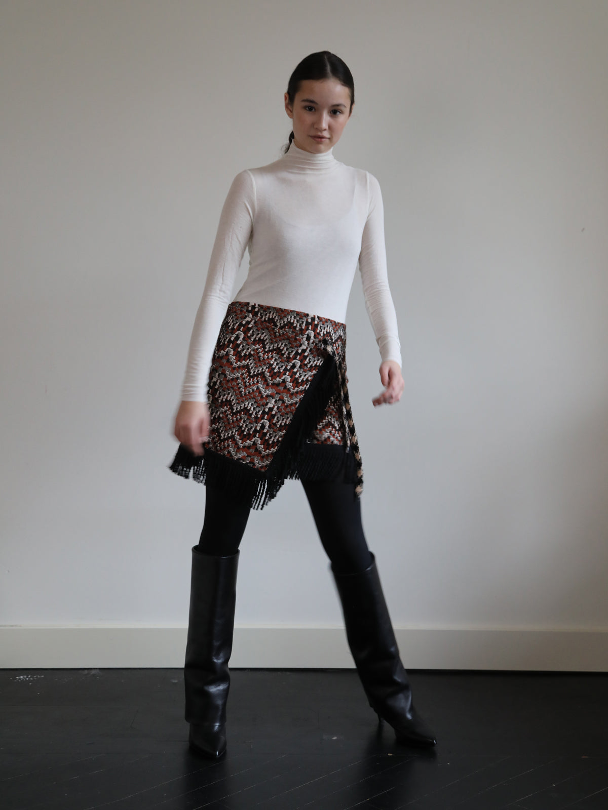 MONTA RED MINISKIRT