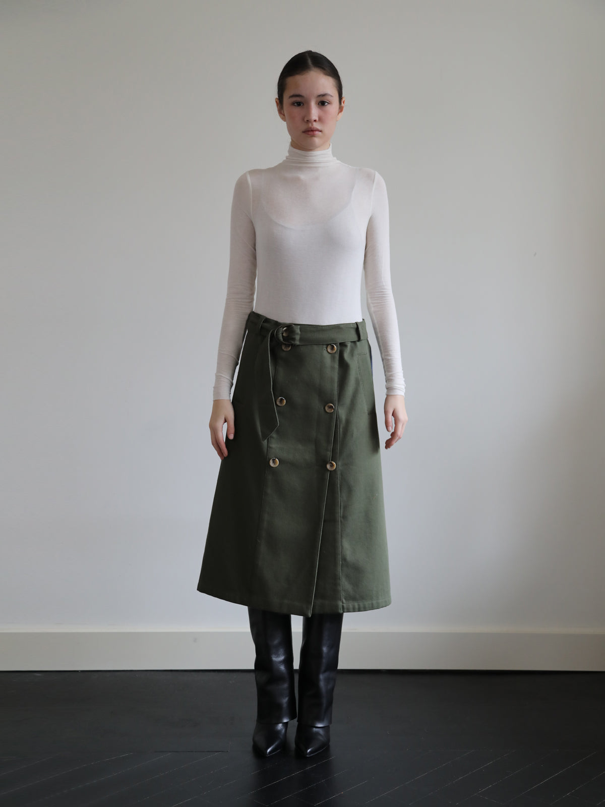 DENNIS DUO SKIRT GREEN