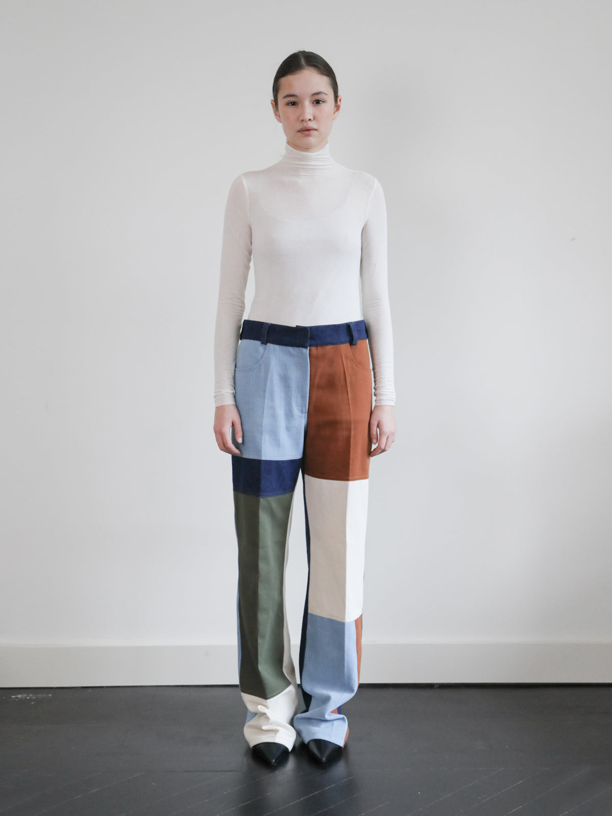 DENNIS PATCHWORK PANTALON