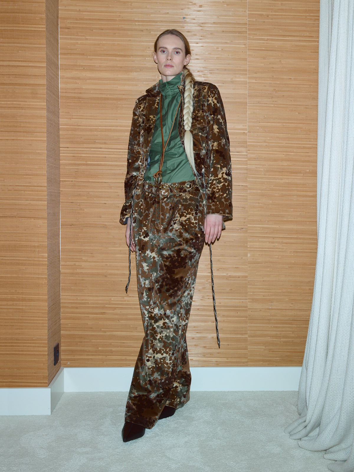 CAMU VELVET OVERSIZED PANTALON