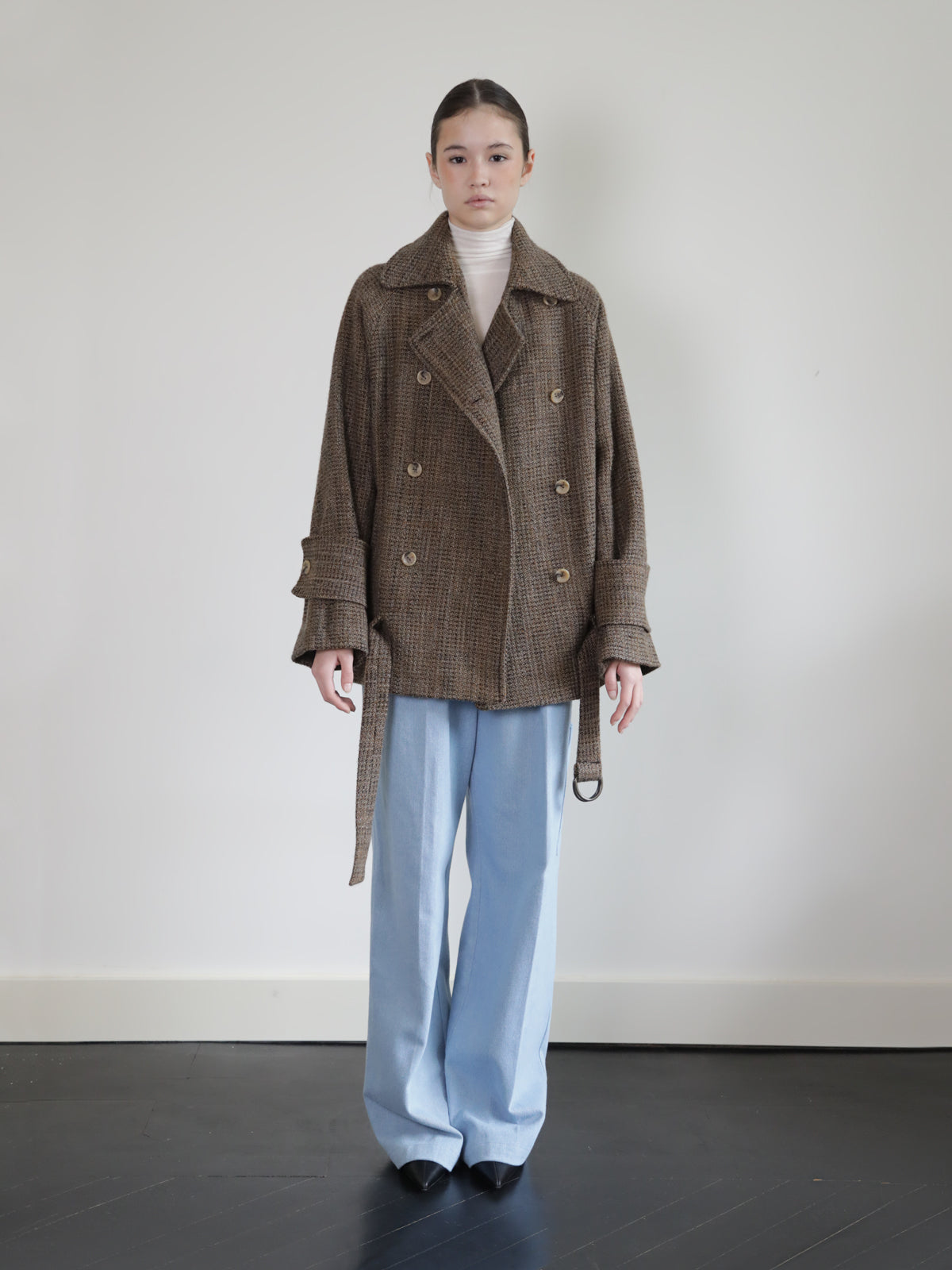 RUI BROWN WOOL COAT
