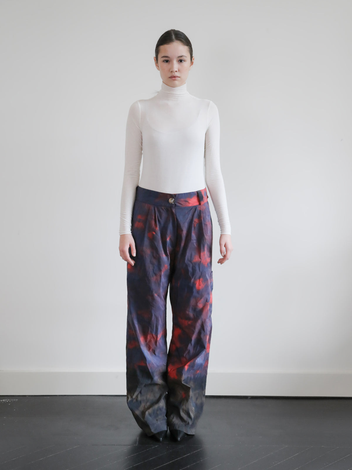 TAFFY TIE DYE OVERSIZED PANTALON BLUE
