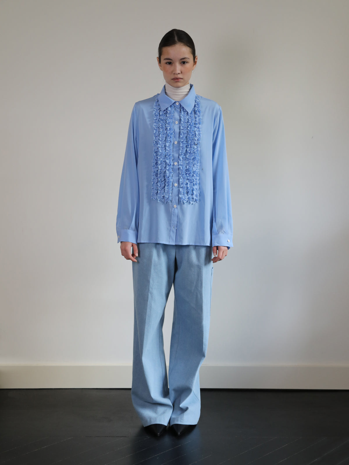 RUFFY SHIRT BLUE