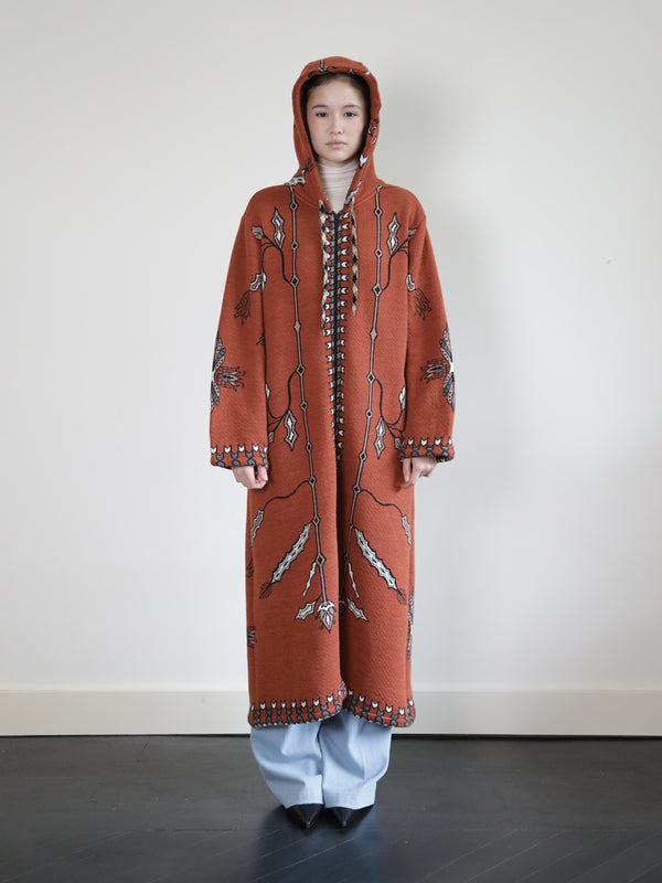 FIORI RED LONG VEST